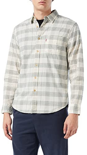 Levi's Herren Sunset 1-Pocket Standard Hemd,Sharif Tofu,XL