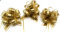 CaPiSo 18cm Große Ziehschleife Large Pull Bow Zugband Polyband Dekoschleife Geschenkschleife für Geschenke für Tüten Zuckertüten Basteln Dekorieren Verzieren (Gold-Goldrand, 3 Stück)