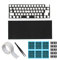Gliging Switch Pads Sound Foam Dampeners Sheet Soft with Making Tape Tweezers for 61 Hot Swap Keyboard