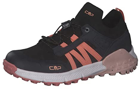 CMP HOSNIAN LOW WMN SHOE, Scarpe da Trekking Donna, Antracite-Rose, 41 EU