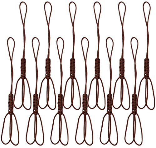 UPKOCH 100pcs Teapot Rope China Teapot Tea Pot Grip Teapot Lid Rope Teapot Lid Holder Teapot Lid Clip Gongfu Tea Supplies Decked Accessories Kettle Grip Rope Telephone Polyester Tool