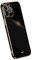 Topme Silicone Case for iPhone 11 Pro Max (6.5 Inches), [gold Edge Style Phone Case] - Black
