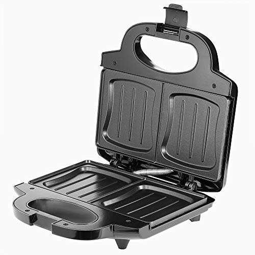 Monzana® XXL Toasted Sandwich Maker | 750W | Non-Stick Coating | Cool-Touch Handle | Kitchen Toastie Machine | Toaster With Grill Light | Overheating Protection | Non-Slip Feet