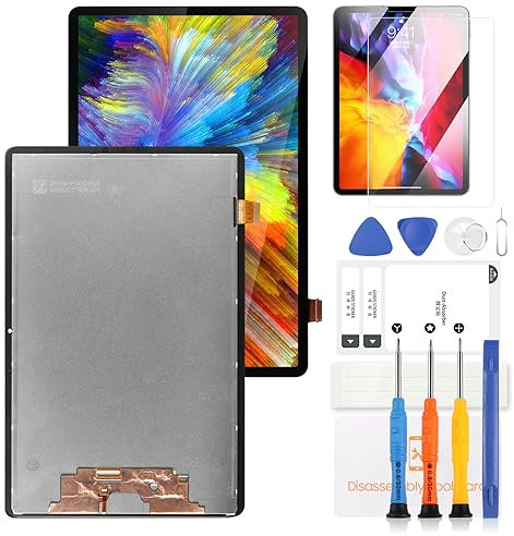 LADYSON LCD-Bildschirm für Samsung Galaxy Tab S7 SM-T870 T875 T876 Ersatz Bildschirm T870 LCD Display Touchscreen Digitizer Montage Reparatur-Set mit Werkzeug (Schwarz)
