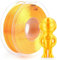 AMOLEN Silk PLA 3D Drucker Filament, Glänzende Silk Gold PLA Filament 1.75mm, Hochgeschwindigkeits 3D Druck PLA Filament für Meisten 3D Drucker, 1kg Spule(2.2lbs)