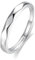 925 Silber Ring Für Damen Mädchen, Weißgold Vergoldetes Sterling Silberring Bandringe, Geometrische Schnittfläche Verlobungs Versprechen Fingerring Zufallsgesteuert einstellbar