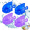 Clarificador de agua para acuario, tratamiento de agua transparente nublado, seguro para peces y plantas de agua dulce y salada, paquete de 4
