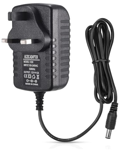 12V 2A Power Supply for LED Strip Lights AC 100-240V to DC 12 Volt Power Transformers Power supply 12V 2A Power Supply Adapter with 5.5 X 2.1mm Female Jack Connector for Router, Security Camera Etc
