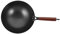 Alipis Wok de Cocina Antiadherente con Mango de Madera Ergonómico Cocina a Gas Cocina Eléctrica Utensilios de Cocina Chinos