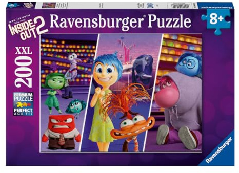 Ravensburger - Inside Out 2 Puzzle, 200 XXL-Teile - Puzzles für 8 Jahre alte Kinder, Disney-Kollektion, Lern- und Spaßspiele, Geschenkideen