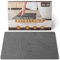 BAVIFY 32 * 20 Large Stone Bath Mat for Bathroom Quick Dry Diatomaceous Earth Bath Mat, Non Slip Magic Absorbent Bathroom Floor Shower Mat Water Absorbing Diatomite Stone Dying Bathmat Grey
