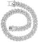 Prasacco Cuban Link Chain for Men Women Chain Necklace Iced Out Chain Diamond Chain Hip Hop Jewelry