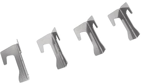 Walfront Abstandshalter für Grill-Feuerplatten, Universeller Abstandshalter für Grill-Feuerplatten, Grill-Wärmeplatten-Schutz, Flammenbändiger aus Edelstahl, Brennerabdeckungen, Einfach