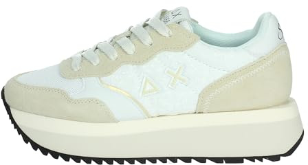 SUN68 Damen-Sneaker mit Plateau Z35209 01 Big Ally Flower