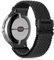 HinZann Geflochtenes Armband für Google Pixel Watch 4/3 45mm, Weiches Elastisches Ersatzband, Fallschirmverschluss Uhrenarmband, Nylon Sport Loop für Google Pixel Watch 4/3 45mm - Schwarz