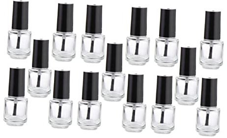 Mikinona 25pcs Empty Nail Gel Containers for French Manicure Gel Polish Storage Makeup Storage