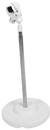 FONDOTIN Support De Sèche-cheveux Support Pour Sèche-cheveux Sur Pied Pince De Sèche-cheveux Pour Animaux De Compagnie Des Stands Séchoir Pour Animaux De Compagnie Blanche Plastique