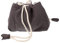 GLEAVI Portable Teacup Storage Bag Multi Function Drawstring Organizer for Tea Makeup and Personal Items Travel Carry Bag Deep Grey