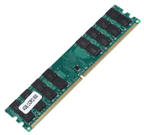Modulo di memoria DDR2 da 4 GB RAM da 800 MHz, RAM DDR2 a 240 pin ad alta velocità per, trasmissione dati veloce con grande capacità da 4 GB, PC2 6400 per computer desktop e giochi