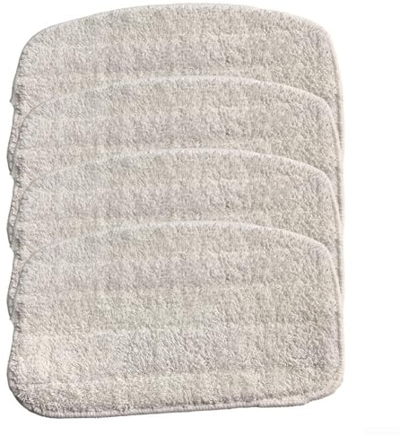 AC36 Microfiber Cleaning Pads for Hoover Steam Capsule Series Designed for Reliable Contact on Hardwood for tile Laminate Marble and Similar Hard Flooring (4 PACK)