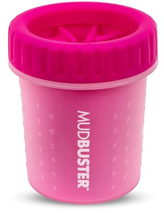 Dexas Pfotenreiniger für Hunde, Hundezubehör und Haustierbedarf, Größe S, Rosa