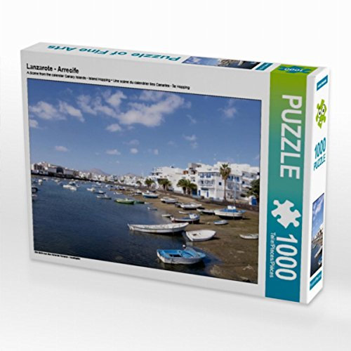 CALVENDO Puzzle Lanzarote - Arrecife 1000 Teile Lege-Größe 64 x 48 cm Foto-Puzzle Bild von Anita Gerhard