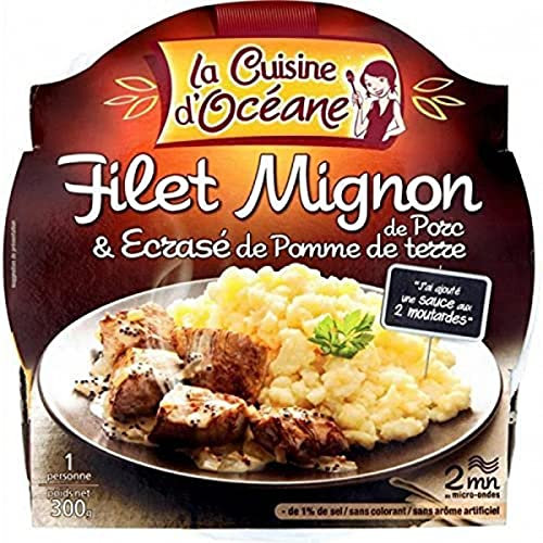 La Cuisine d'Océane Filet mignon de porc & écrasé de pomme de terre - La barquette micro ondable de 300g