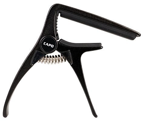 CASCHA Kapodaster für Konzertgitarre/klassische Gitarre, Guitar Capodaster, Klemme, Gitarrenclip, Akustik Gitarre Zubehör, HH 2038