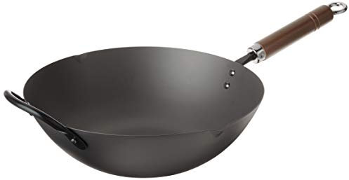 YOSHIKAWA Wok aus Stahl Beijing 11 in schwarz
