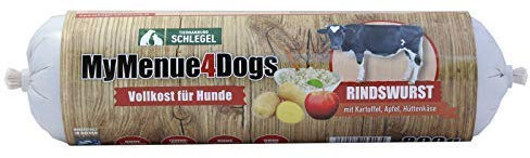 MyMenue4Dogs Hundefutter Rindswurst - 800 g