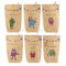 ewtshop® Monstertüten, 12 Geschenktüten mit 6 verschiedenen süßen Monstermotiven für Mitgebsel, Kindergeburtstag Geschenke, Überraschungstüten Kindergeburtstage und vieles mehr
