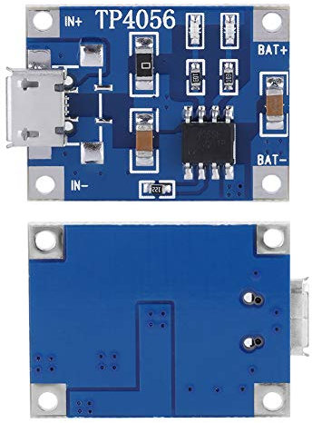 10Pcs TP4056 Charging Module, Micro USB 1A Lithium Battery Charger Module, Lithium Battery 3.7v Charging Board for 3.6V, 3.7V and Lithium Polymer Battery
