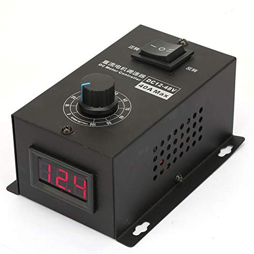 Gleichstrommotorregler DC 12V ~ 48V 40A Bürstenmotorregler Drehzahlregelungsmodul Elektrischer Regler Bürstenmotorregler