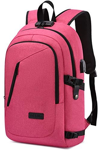 Anti-Theft Laptop Backpack for Women, School Bag with USB Port and Lock, Business Backpacks for Women Men Fit 15.6 Inch Laptops College Student Gift,Bookbag