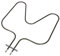 DL-pro 1000W Stainless Steel Lower Heating Element for AEG, Electrolux, Zanussi Ovens