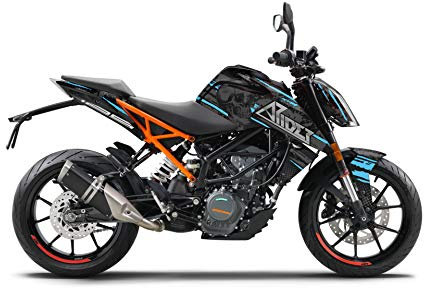 Arider Dekor (Aufkleber) passend für KTM Duke 125/390 2017-2023 | Skull Edition