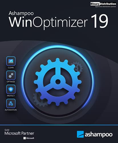 Ashampoo WinOptimizer 19 - Optimization software to boost and clean Windows PCs - 10 PC license - No time limit | Activation Code by email