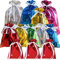 POPOYU 12 Stück Geschenkbeutel Weihnachten Große,Weihnachten Drawstring Geschenk Taschen,Geschenktüten Bunt Foile,Geschenk Taschen Goody Bag für Weihnachten Geburtstag Party Urlaub Geschenk Verpackung
