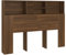 vidaXL Headboard Cabinet Home Bedroom Furniture Accessory Wall Bed Headboard Bookcase Bed Backboard Cabinet Brown Oak 140x19x103.5 cm