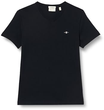 Gant Herren Slim Shield V-Neck T-Shirt T-Shirt MIT V-Ausschnitt SCHMALE Passform (1er Pack)