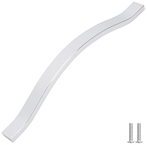 Decoranddecor Bow Pull Handles for Cabinets Cupboards Furnitures Alloy Material (Polished Chrome, 160mm)