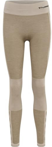 hummel Hmlclea Seamless Mid Waist Tights Damen Yoga Leggings