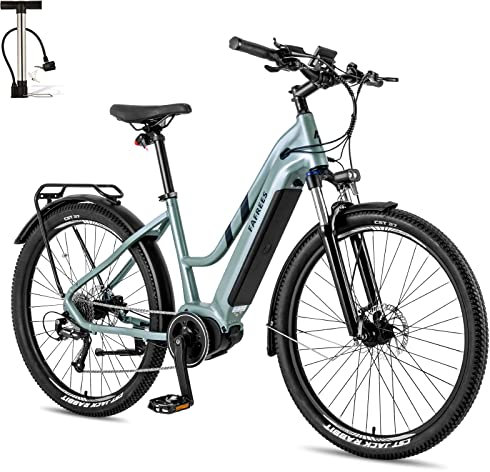 Fafrees FM8 [ Offiziell ] E Bike Herren 70N.m Mittelmotor Ananda mit 14,5Ah Akku bis 120KM 150kg, Elektrofahrrad E-Bike Damen 27,5 Zoll, Elektrische Fahrrad 250W Anfahrhilfe 6km/h mit App
