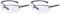 Bolle SILIUM+ Clear Lens Lightweight Safety Glasses (Pack of 2)