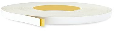 Weißes PVC-Klebeband, 1,6 cm x 30,5 m, selbstklebende Einfassung, Furnierverkleidung, flexible Vinyl-Streifen, Formteil, Holz, Schrank, Laminat, Regal, Möbel, Arbeitsplatte, Resimica Sperrholz,