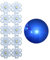 LED-Chip-Glühbirne, 3V 3W blaue Hochleistungs-LED-Perlen, LED-Modul, Pixel, blaues Licht, kleine LEDs, Lampon, Aluminium-Kühlkörper, Leiterplatte, LED-Glühbirne für Pin-Spot-Licht-Flutlicht (10 Stück)