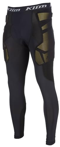 KLIM Taktische Herren-Hose, Motorrad, gepolsterte Kompressionshose, Baselayer, Größe M, Schwarz