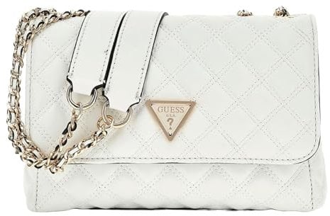 GUESS Giully Two Compartment Convertible Flap White