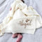 HERSTL Babydecke Mit Namen, Personalisierte Geschenke Baby, Babydecke Personalisiert, Personalisierte Babydecke, Personalisierte Decke, Baby Personalisierte Geschenke, Babydecke Sommer(White)