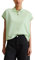 Marc O'Polo Denim Damen Kurzarm-Poloshirt aus Bio-Baumwolle Wide Fit, Grün (Mint Mist), XL